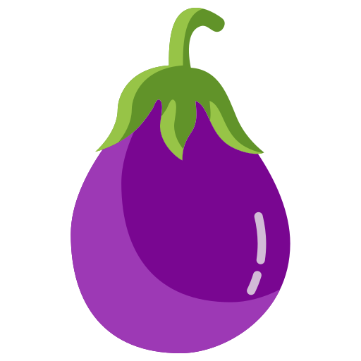 aubergine Icongeek26 Flat icon