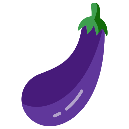 Eggplant Icongeek26 Flat icon