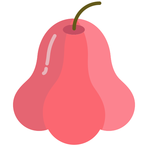 Розовое яблоко Icongeek26 Flat иконка