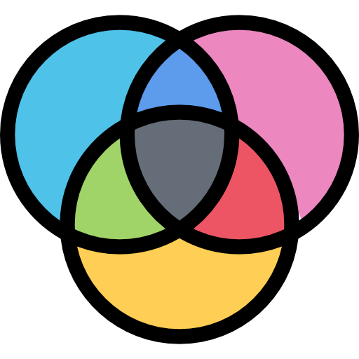 cmyk Coloring Color icono