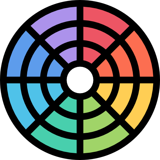 pantone Coloring Color icono