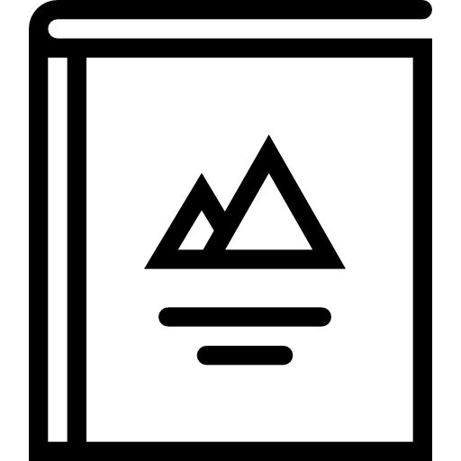 Book Coloring Lineal icon