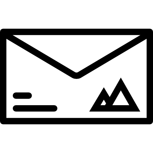 Envelope Coloring Lineal icon