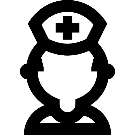 enfermera Basic Straight Lineal icono