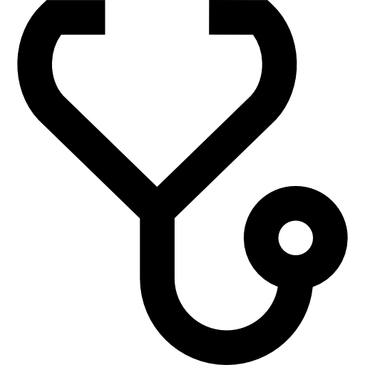 Stethoscope Basic Straight Lineal icon