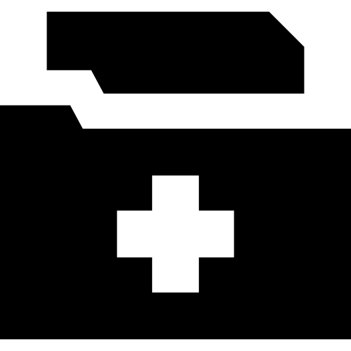 krankengeschichte Basic Straight Filled icon
