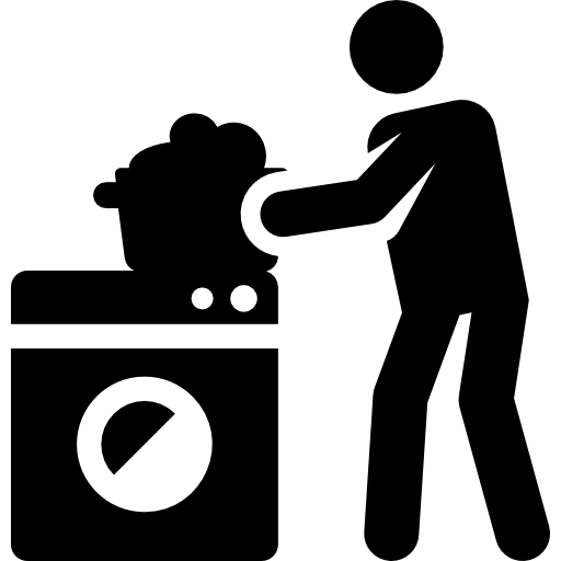 Washing machine Pictograms Fill icon