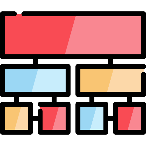 struttura gerarchica Special Lineal color icona