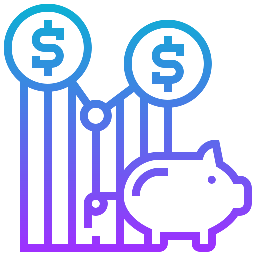 Économie Meticulous Gradient Icône