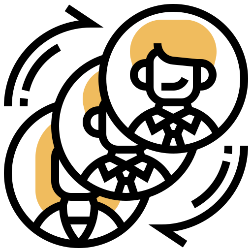 rotación Meticulous Yellow shadow icono