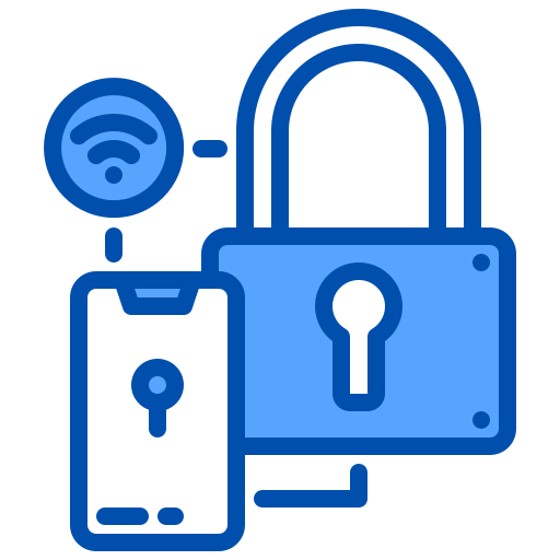 Key lock xnimrodx Blue icon