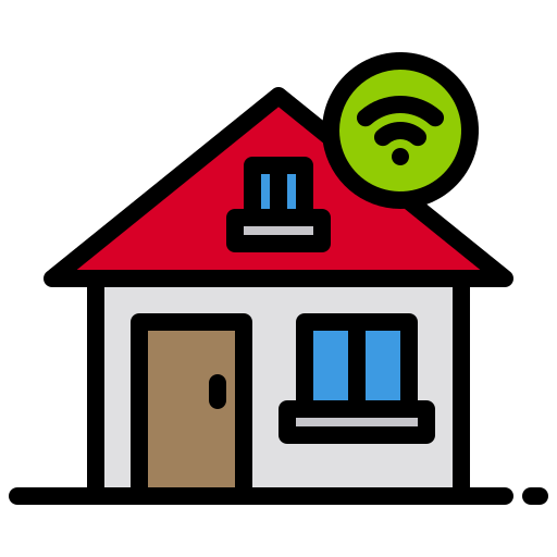 intelligentes zuhause xnimrodx Lineal Color icon