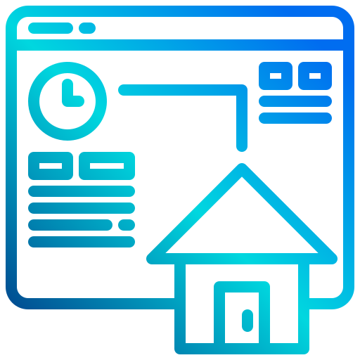 Smart home xnimrodx Lineal Gradient icon