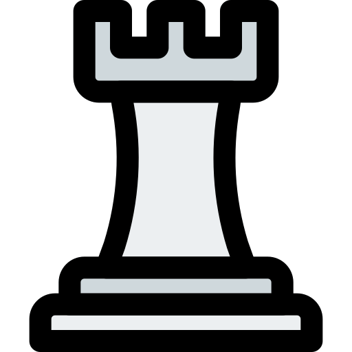 Rook Pixel Perfect Lineal Color icon