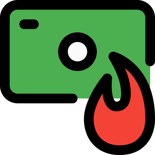 Fire Pixel Perfect Lineal Color icon
