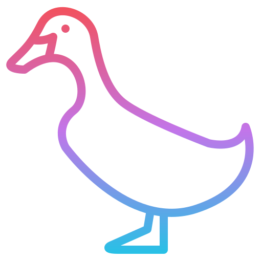 Duck Iconixar Gradient icon