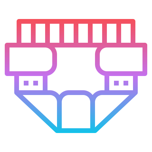 おむつ Iconixar Gradient icon