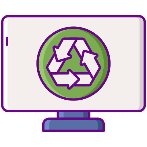 recykling Flaticons Lineal Color ikona
