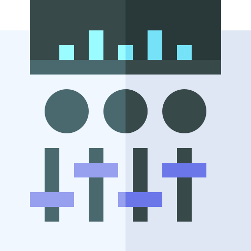 Mixer Basic Straight Flat icon