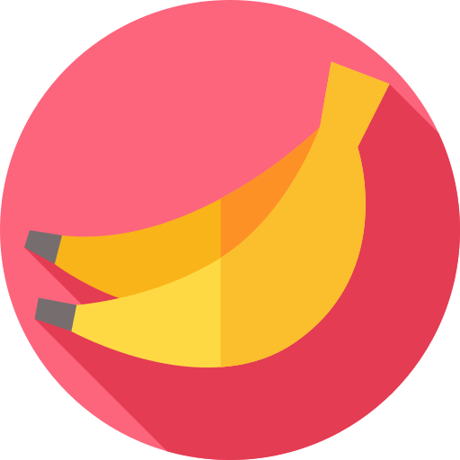 banan Flat Circular Flat ikona