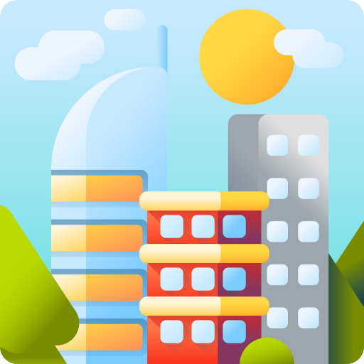 建物 3D Color icon