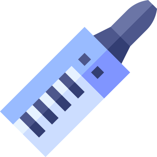 melodica Basic Straight Flat icon