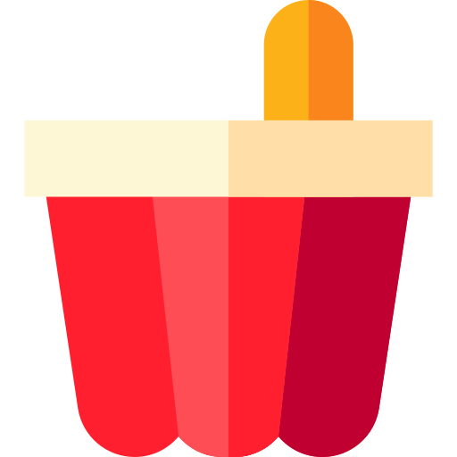 mrożony jogurt Basic Straight Flat ikona