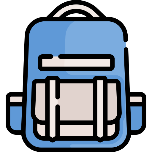 mochila Special Lineal color icono