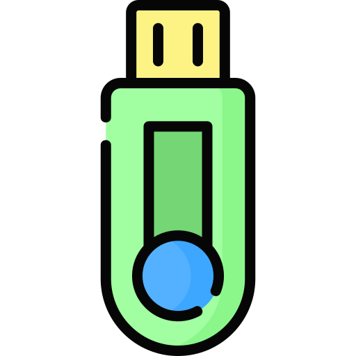 usb stick Special Lineal color icon