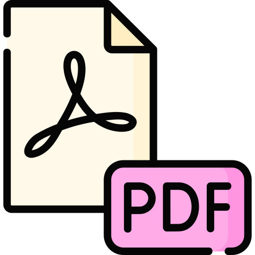 pdf Special Lineal color icono