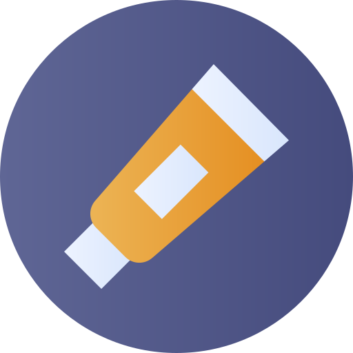 연고 Flat Circular Gradient icon