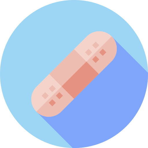 Bandage Flat Circular Flat icon
