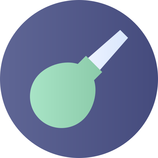 관장 Flat Circular Gradient icon