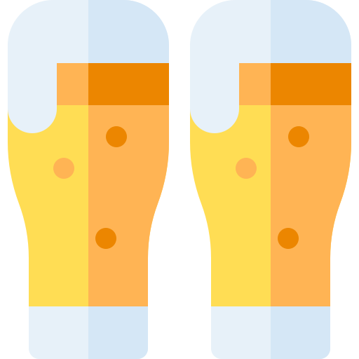 bière Basic Rounded Flat Icône