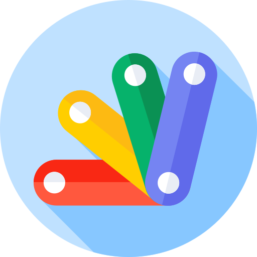 apparaatbeleid van google apps Flat Circular Flat icoon