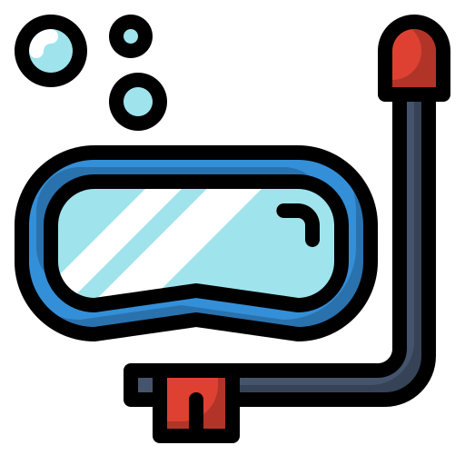 Подводное плавание Generic Outline Color иконка