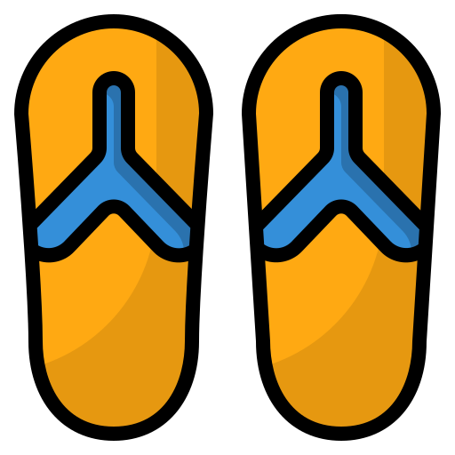 サンダル Generic Outline Color icon