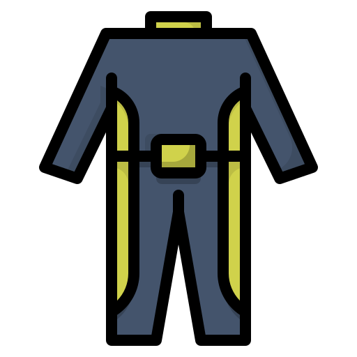 ウェットスーツ Generic Outline Color icon