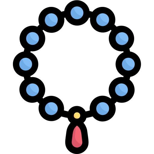 염주 Generic Outline Color icon