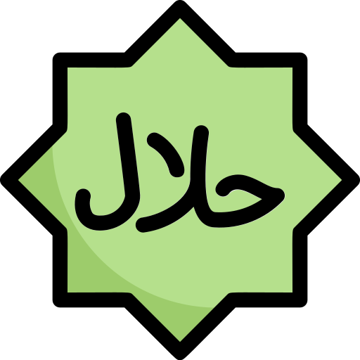 Halal Generic Outline Color icon