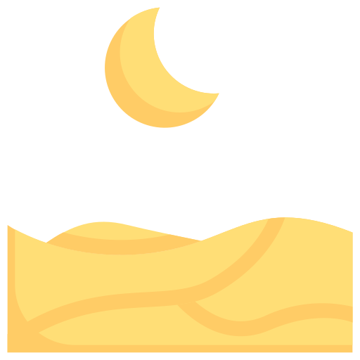 woestijn Generic Flat icoon