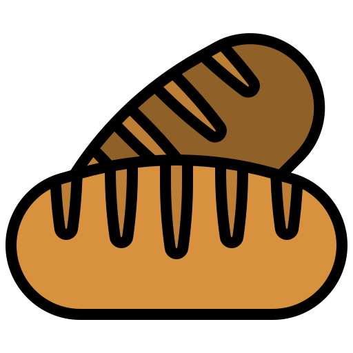 Bread Surang Lineal Color icon