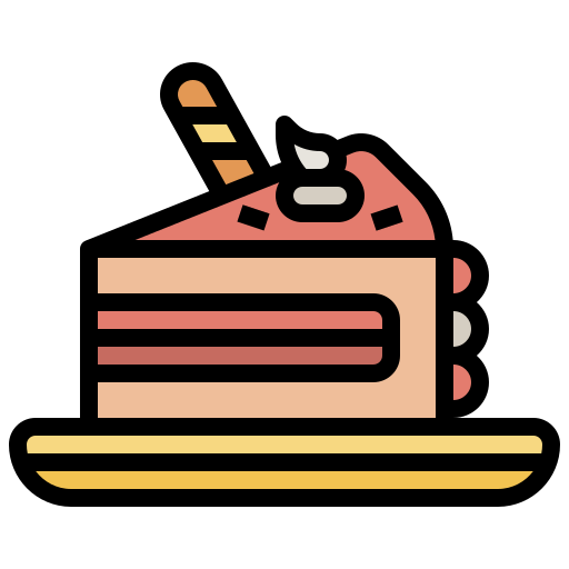 torta Surang Lineal Color icona