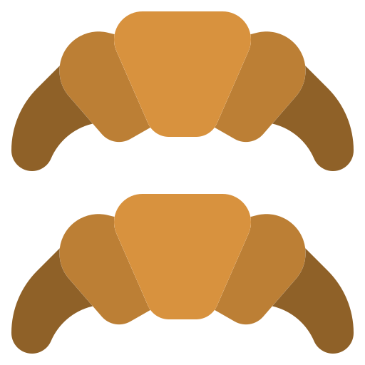 Croissant Surang Flat icon