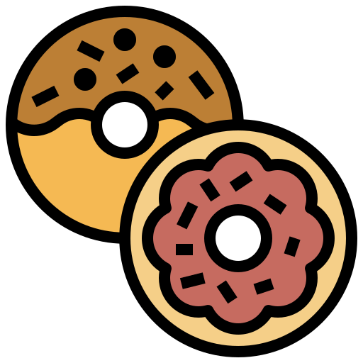 Donut Surang Lineal Color icon