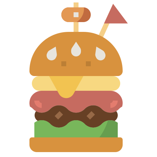 hamburger Surang Flat icon