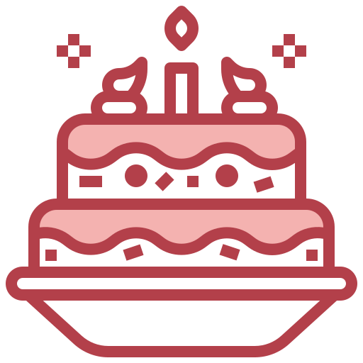 gâteau d'anniversaire Surang Red Icône