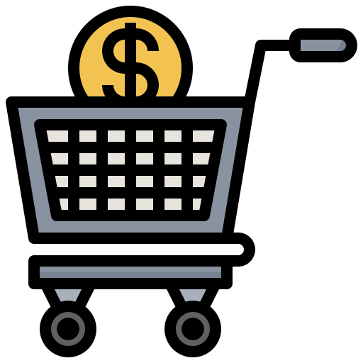 Shopping cart Surang Lineal Color icon