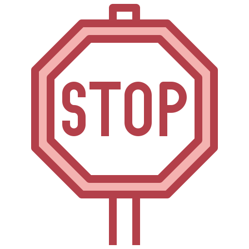 señal de stop Surang Red icono