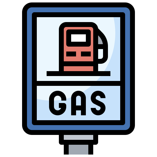 gasolinera Surang Lineal Color icono